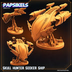 Skull Hunters - Skull Hunter Seeker Ship - Papsikels, Resin - Tabletop miniature - 32mm