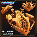 Skull Hunters - Skull Hunter Seeker Ship - Papsikels, Resin - Tabletop miniature - 32mm