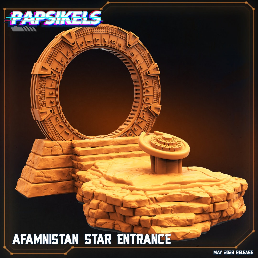 Star Entrance - Afamistan Star Entrance , Papsikels Miniatures, 32mm