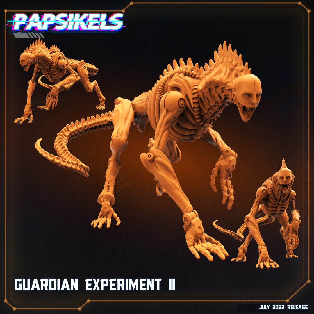 The Omegas, Guardian Experiments, Papsikels , Resin Miniature - Tabletop miniature - 32mm
