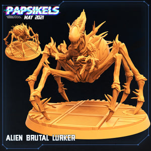 Aliens Vs Humans, Alien Brutal Lurker - Papsikels, 32mm Mini