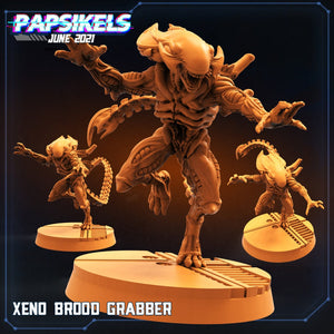 Aliens Vs Humans, Xeno Brood Grabber - Papsikels, 32mm Mini