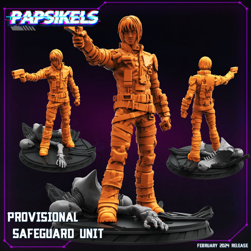 Cyberpunk, Provisional Safeguard Unit - Blame Anime, Papsikels, 32mm or 75mm Mini