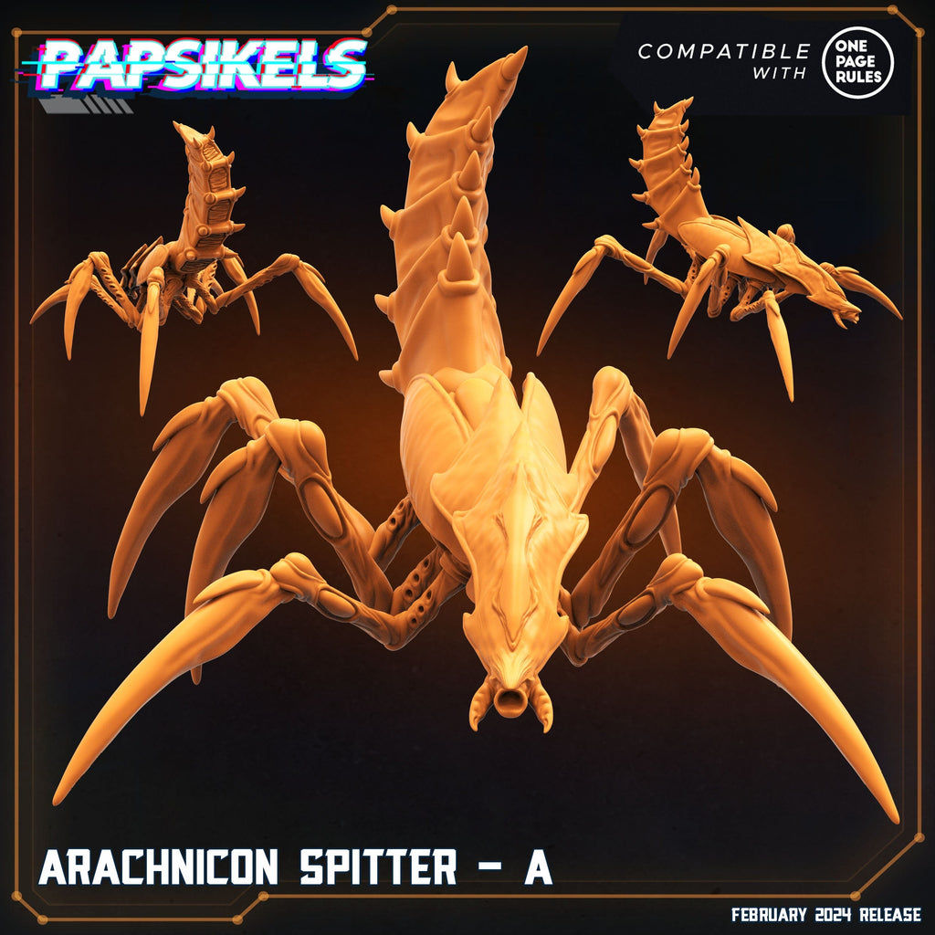 Arachnicon Spitters | Dropship Troopers | Papsikels | 32mm Miniature