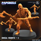 The Omegas, Omega Rebirths, Papsikels , Resin Miniature - Tabletop miniature - 32mm