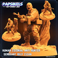 Human Colonial Anti Hunter Billy Clean | Skull Hunters | PAPSIKELS | 3D Printed Miniature |  32mm Miniatures