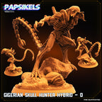 Aliens Vs Humans, Gigerian  Skull Hunter Hybrids, Papsikels, 32mm Mini