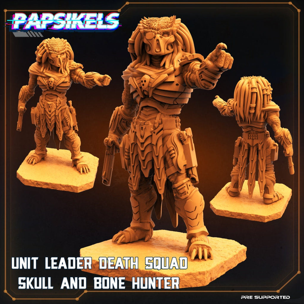 Skull Hunters Death Squad, Papsikels, Resin - Tabletop miniature - 32mm