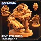 Dwarf Space Colonials, Papsikels, 32mm Mini