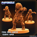 Skull Hunters - Feral Skull Hunter Elusive Viper, Papsikels, Resin - Tabletop miniature - 32mm