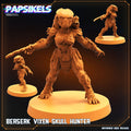 Skull Hunters - Berserk  Vixen Skull Hunter, Papsikels, Resin - Tabletop miniature - 32mm