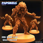 Skull Hunters - Iron Blood Clan | Papsikels, Resin Miniature - Tabletop  Miniature - 32mm