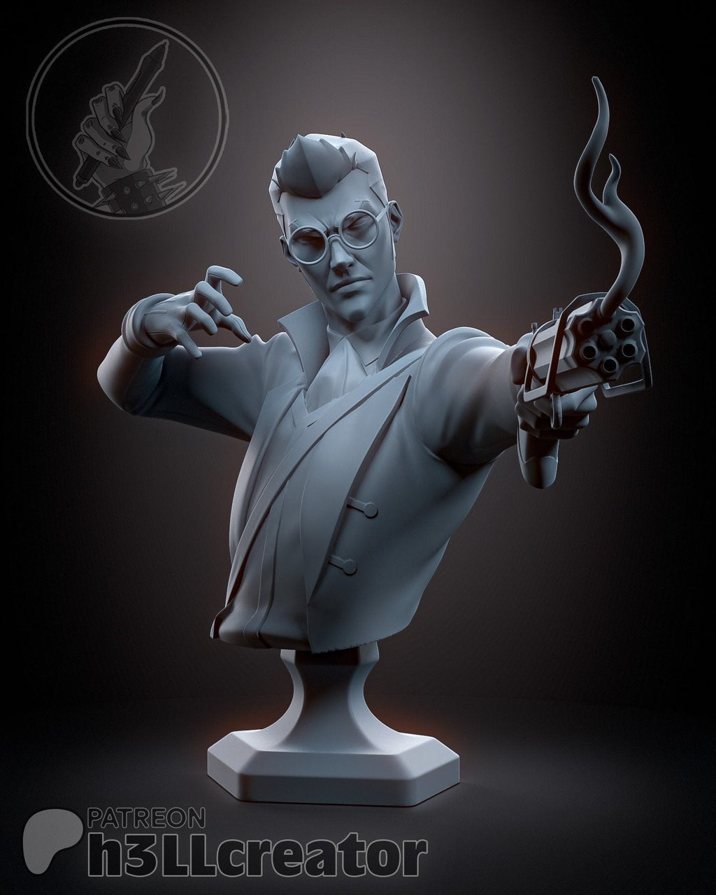 Percival de Rolo Miniature - Critical Role Fan Art DIY Model Kit - 1:15 Scale Legends of Vox Machina