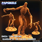 The Omegas, Omega Titan - Sentinel of the Sacred Chamber, Papsikels , Resin Miniature - Tabletop miniature - 32mm
