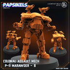 Colonial Assault Mechs P-11 Marawder - Aliens Powerloader | Papsikels, Resin Miniature - Tabletop  Miniature - 32mm