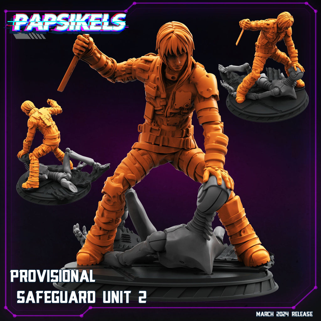 Cyberpunk, Provisional Safeguard Unit - Blame Anime, Papsikels, 32mm or 75mm Mini
