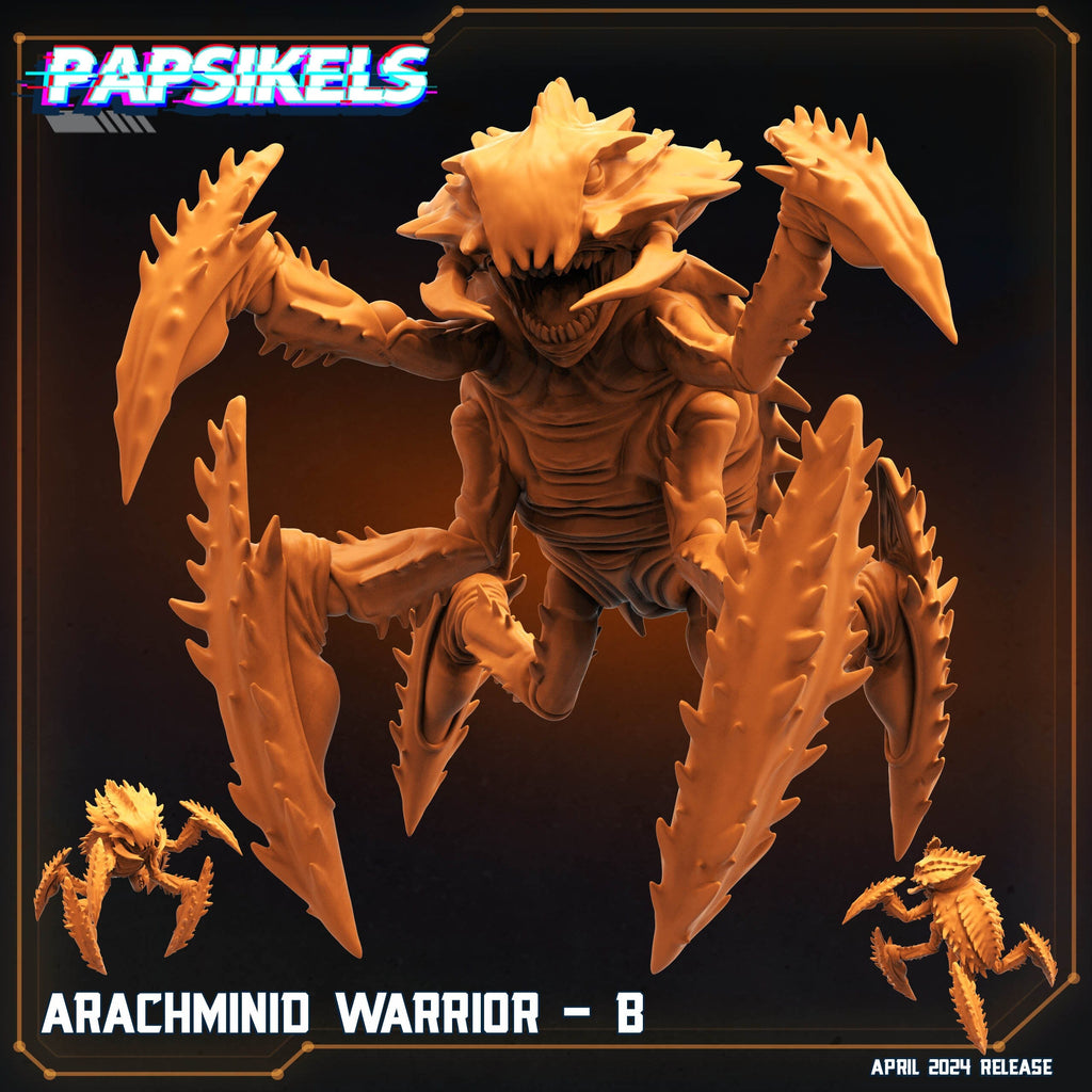 Arachminid Warriors | Dropship Troopers | Papsikels | 32mm Miniature