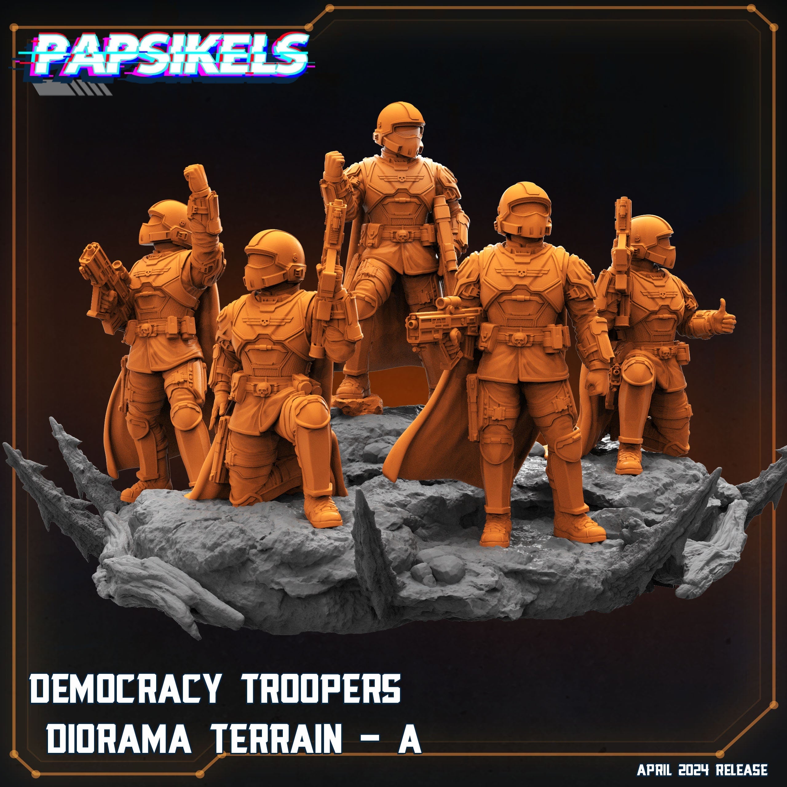 Helljumpers, Democracy Troopers, Papsikels, 32mm Mini