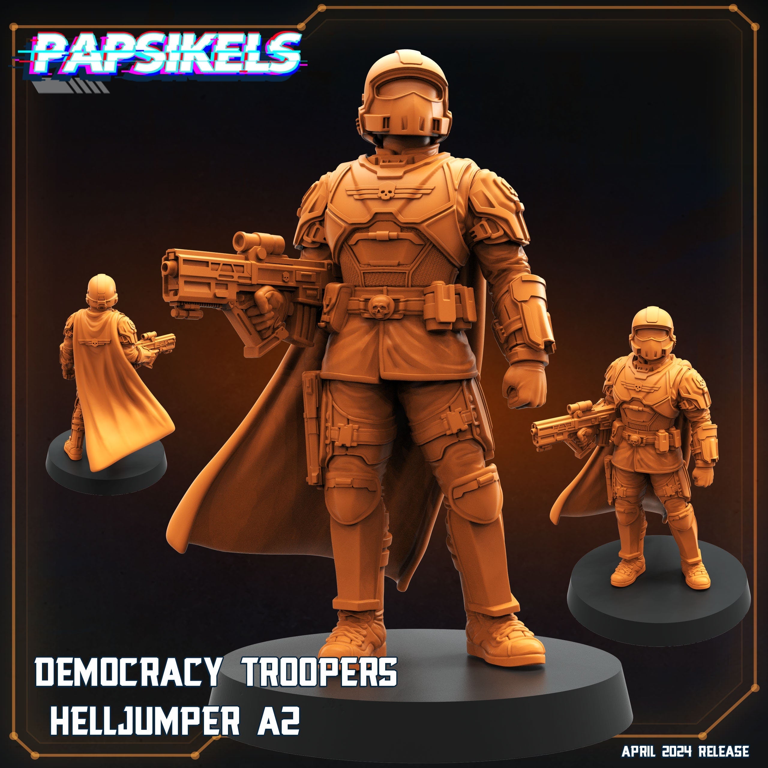 Helljumpers, Democracy Troopers, Papsikels, 32mm Mini