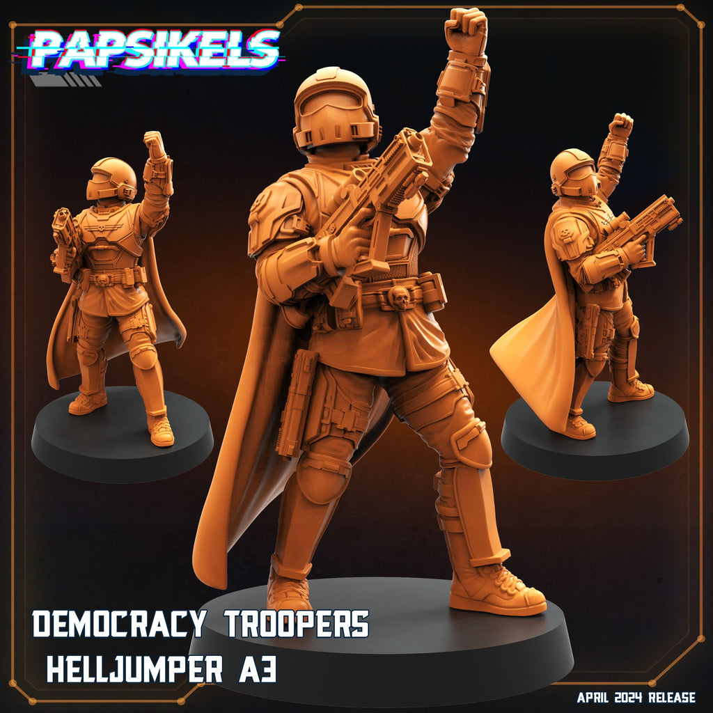 Helljumpers, Democracy Troopers, Papsikels, 32mm Mini