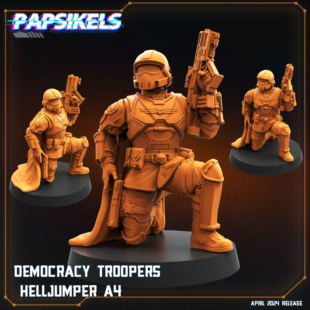 Helljumpers, Democracy Troopers, Papsikels, 32mm Mini