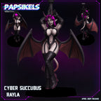 Cyberpunk, Cyber Succubus Rayla, Cyberpunk, Papsikels, 32mm Mini