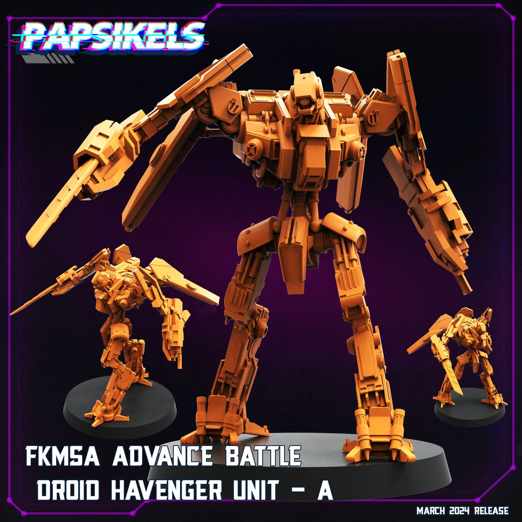 FKMSA Advance Battle Droid Havenger Unit: Papsikels Miniature