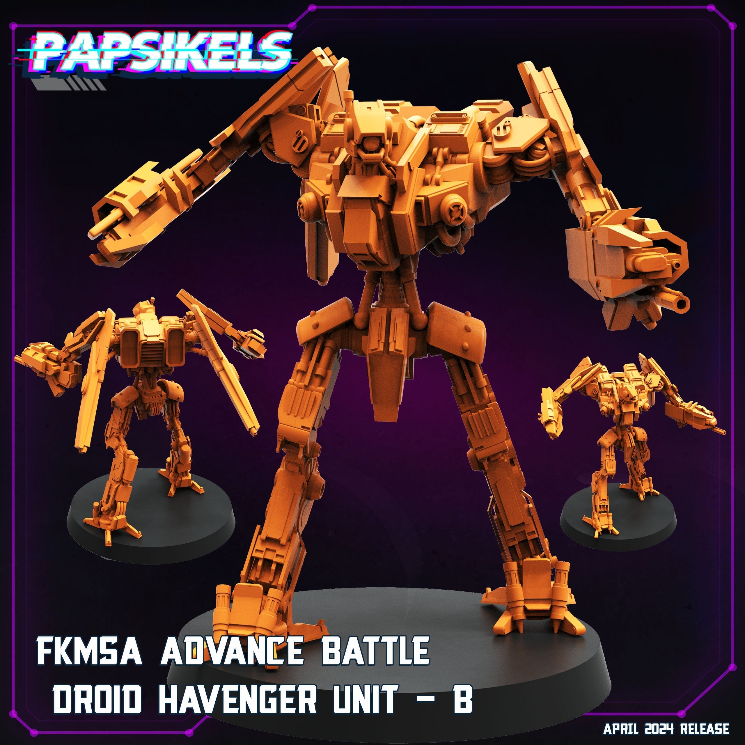 FKMSA Advance Battle Droid Havenger Unit: Papsikels Miniature