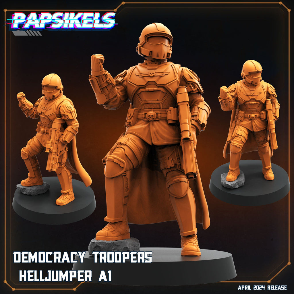 Helljumpers, Democracy Troopers, Papsikels, 32mm Mini