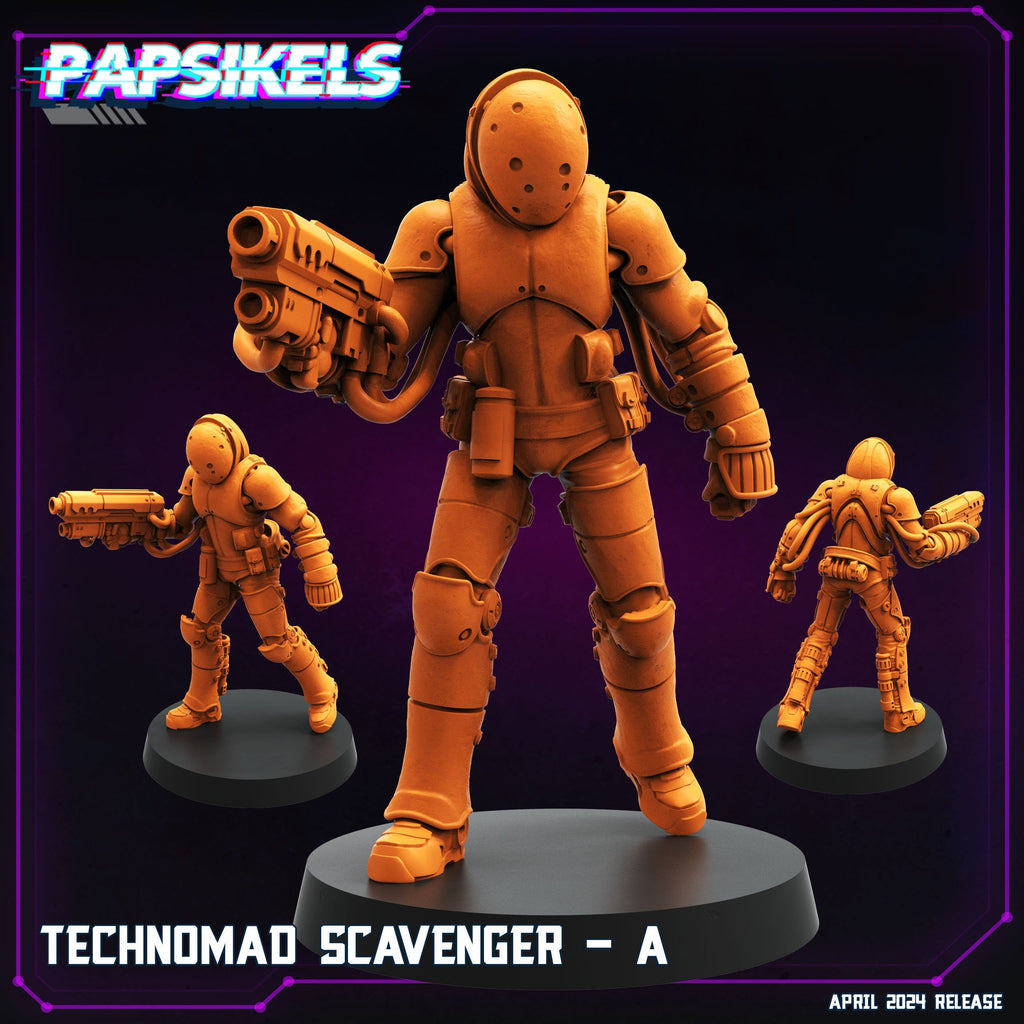 Cyberpunk, Technomad Scavengers - Blame Anime, Papsikels, 32mm or 75mm Mini