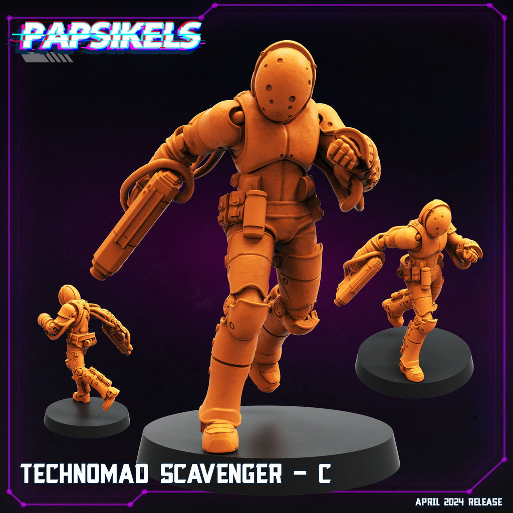 Cyberpunk, Technomad Scavengers - Blame Anime, Papsikels, 32mm or 75mm Mini