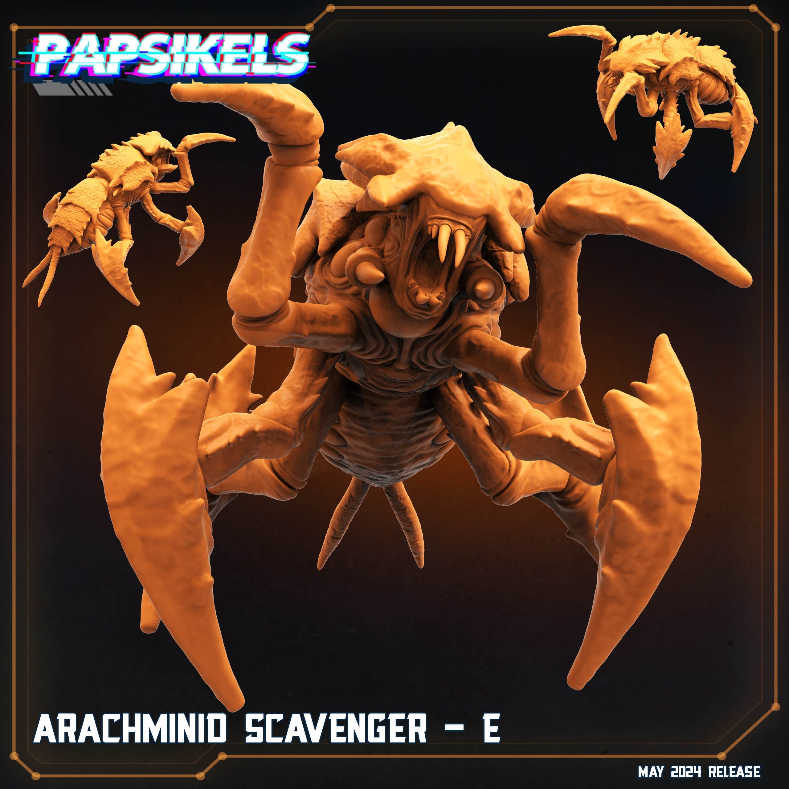 Arachminid Scavengers | Helljumpers | Papsikels | 32mm Miniature