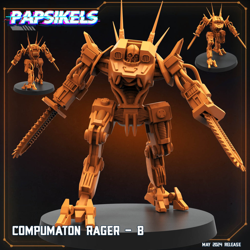 Compumaton Ragers | Helljumpers  | Papsikels | 32mm Miniature