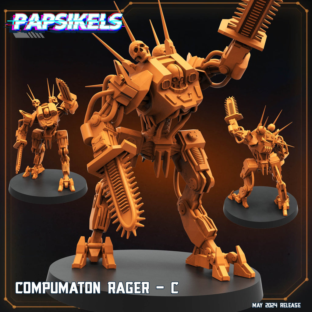 Compumaton Ragers | Helljumpers  | Papsikels | 32mm Miniature