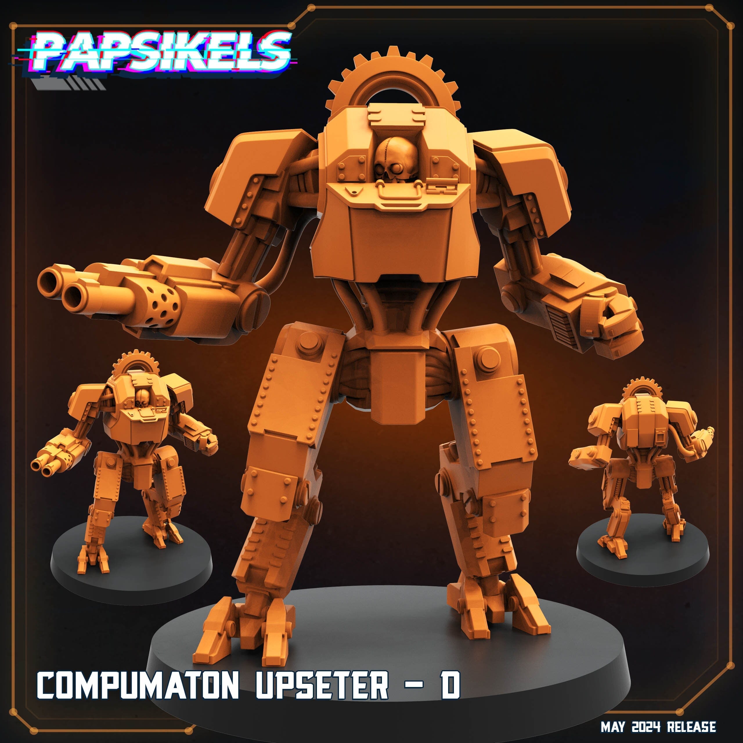 Compumaton Upseter| Helljumpers  | Papsikels | 32mm Miniature