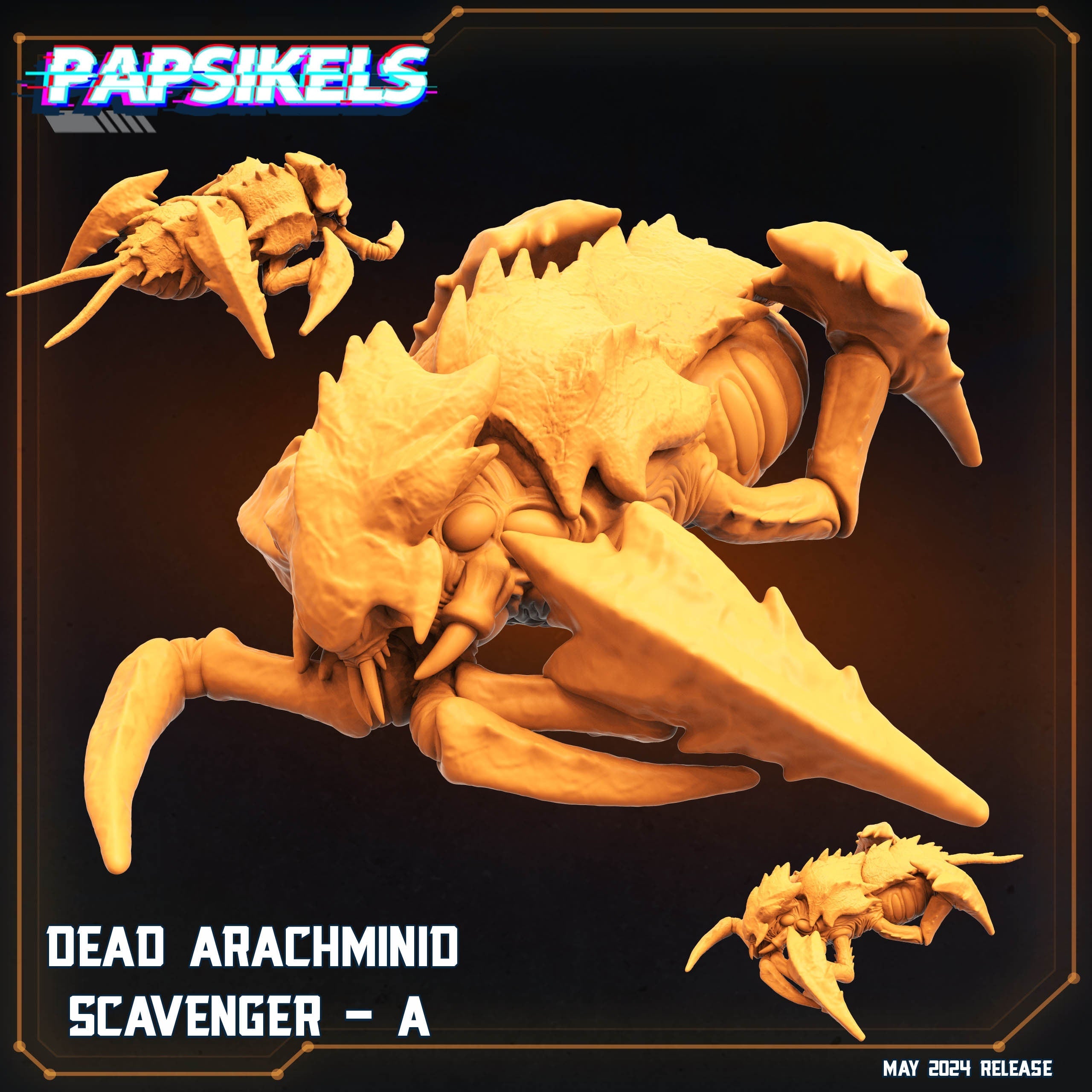 Arachminid Scavengers | Helljumpers | Papsikels | 32mm Miniature