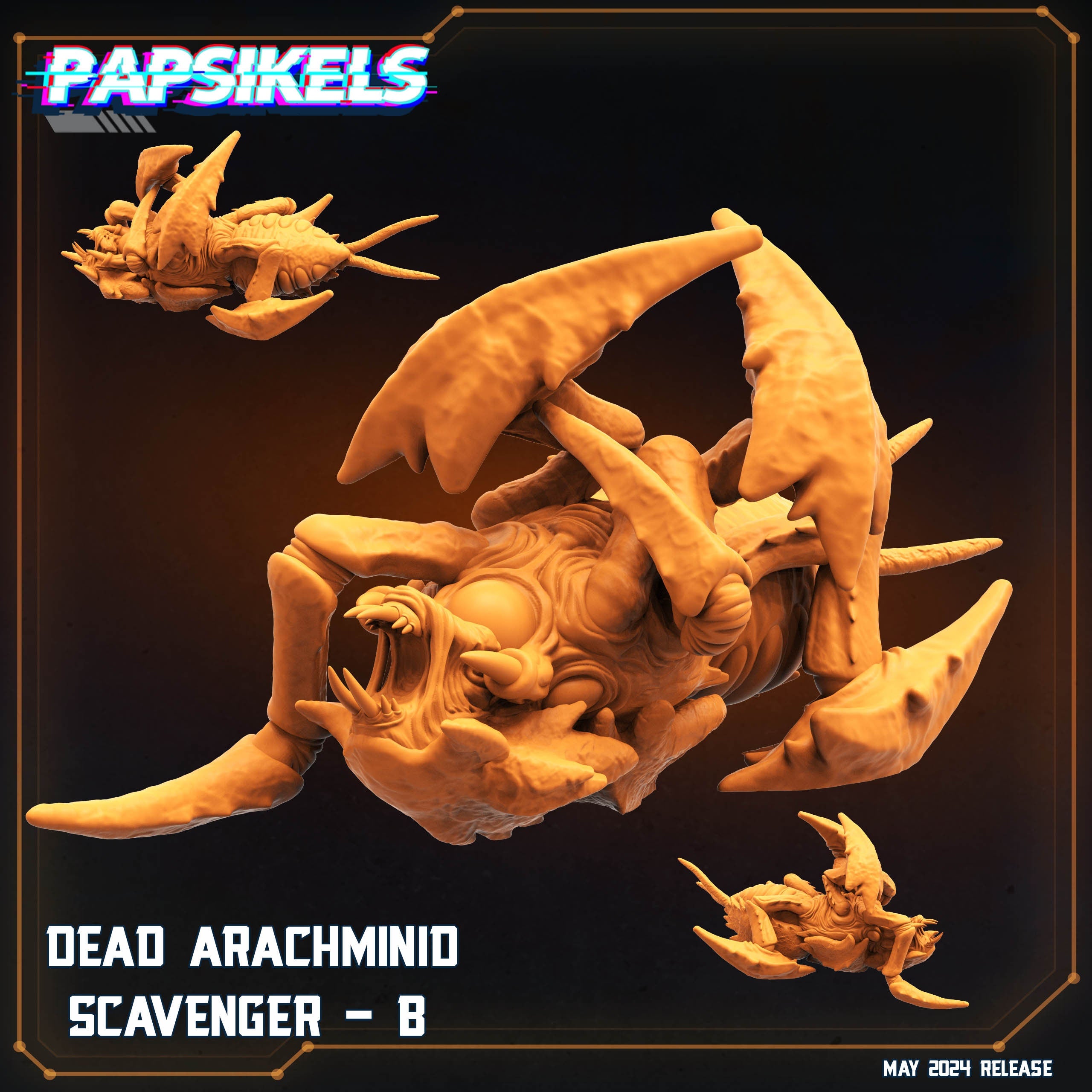 Arachminid Scavengers | Helljumpers | Papsikels | 32mm Miniature