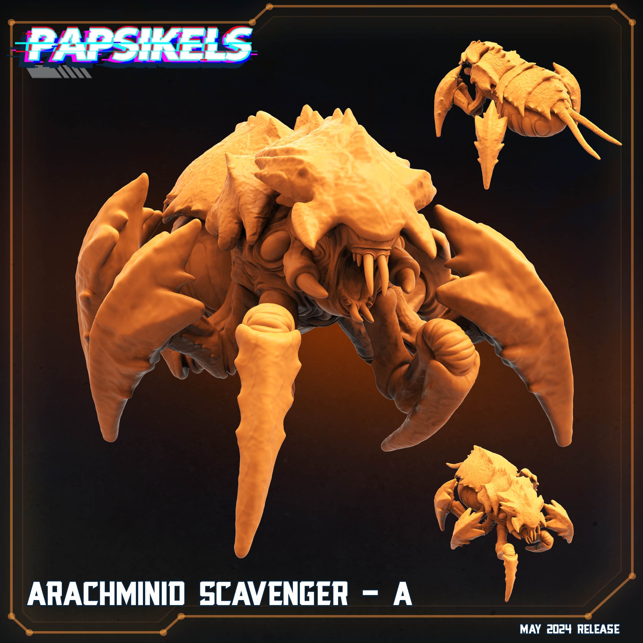 Arachminid Scavengers | Helljumpers | Papsikels | 32mm Miniature