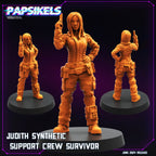 Cyberpunk, Judith Support Crew Survivor, Papsikels, 32mm Mini