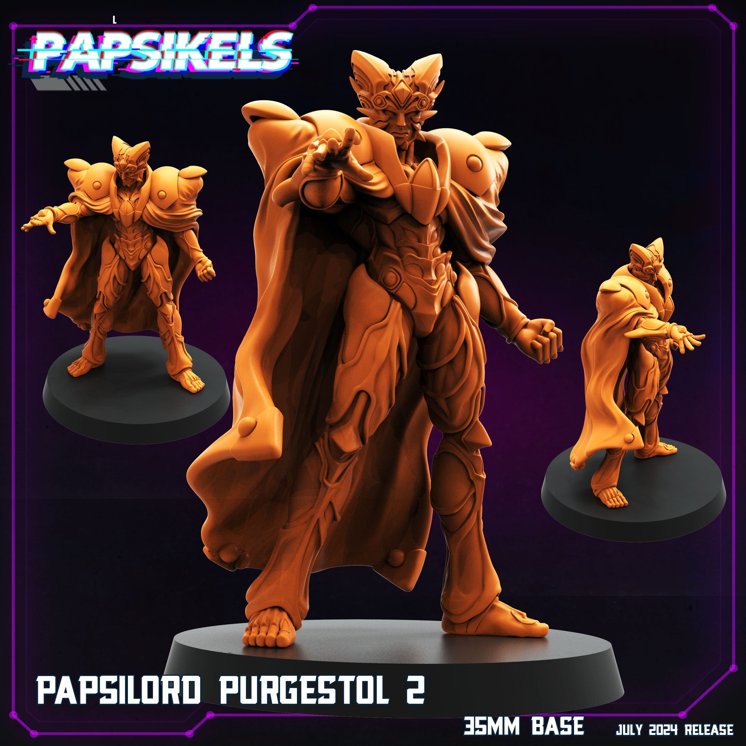 Cyberpunk, Papsilord Purgestol (Guyver), Papsikels, 32mm Mini