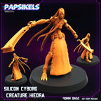 Cyberpunk, Silicon Cyborg Creature Leader - Hiedra - Blame Anime, Papsikels, 32mm or 75mm Mini