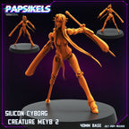 Cyberpunk, Silicon Cyborg Creature - Meyb - Blame Anime, Papsikels, 32mm or 75mm Mini