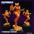 Cyberpunk, Cyberbabe Gwehen, Papsikels, 32mm Mini