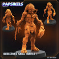 Skull Hunters - Berserker  Skull Hunter, Papsikels, Resin - Tabletop miniature - 32mm