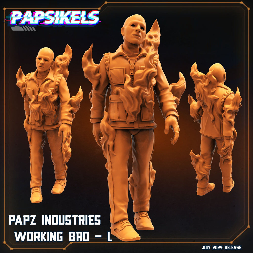 Aliens Vs Humans, Working Bros Set 2 / Working Joes , Papsikels, 32mm Mini