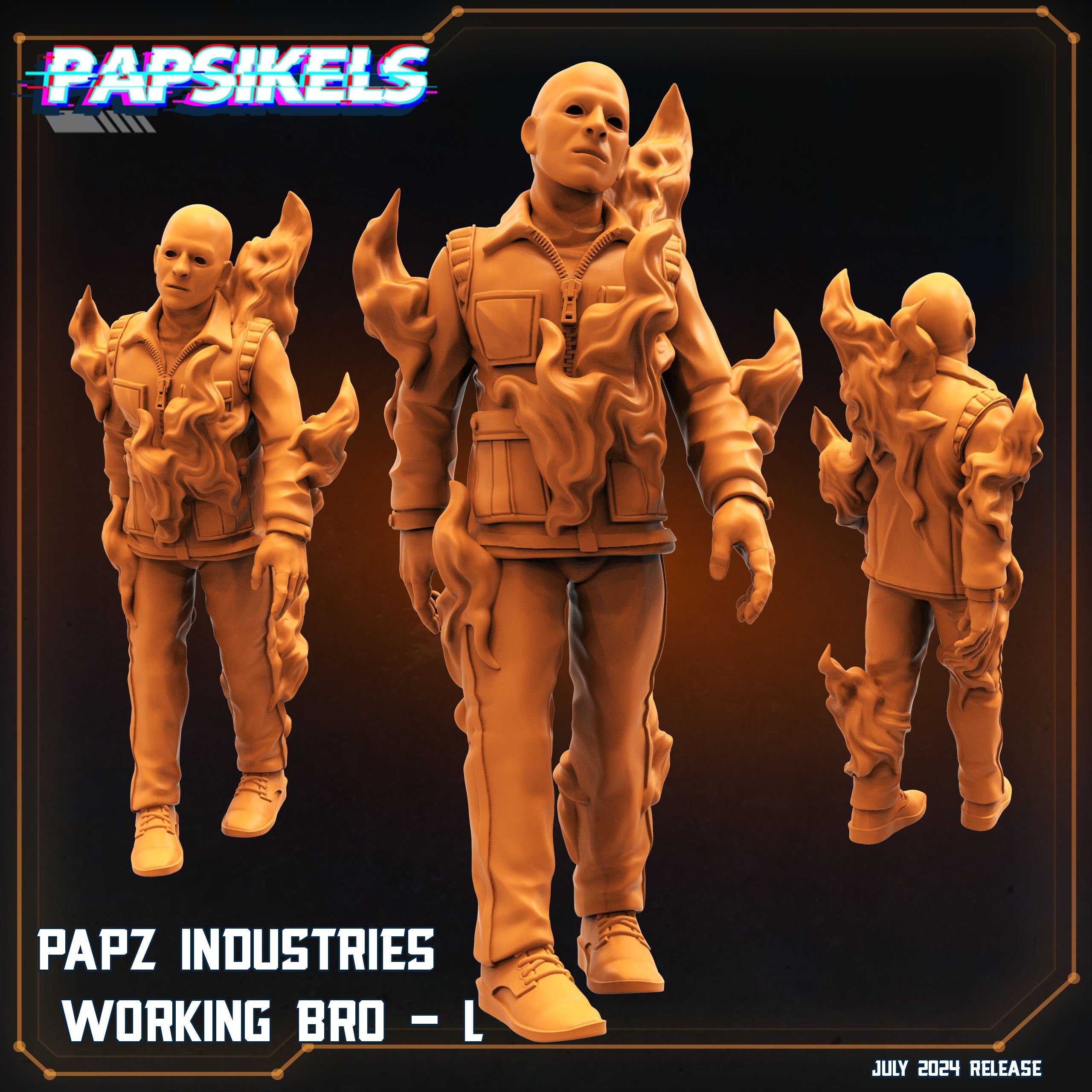 Aliens Vs Humans, Working Bros Set 2 / Working Joes , Papsikels, 32mm Mini