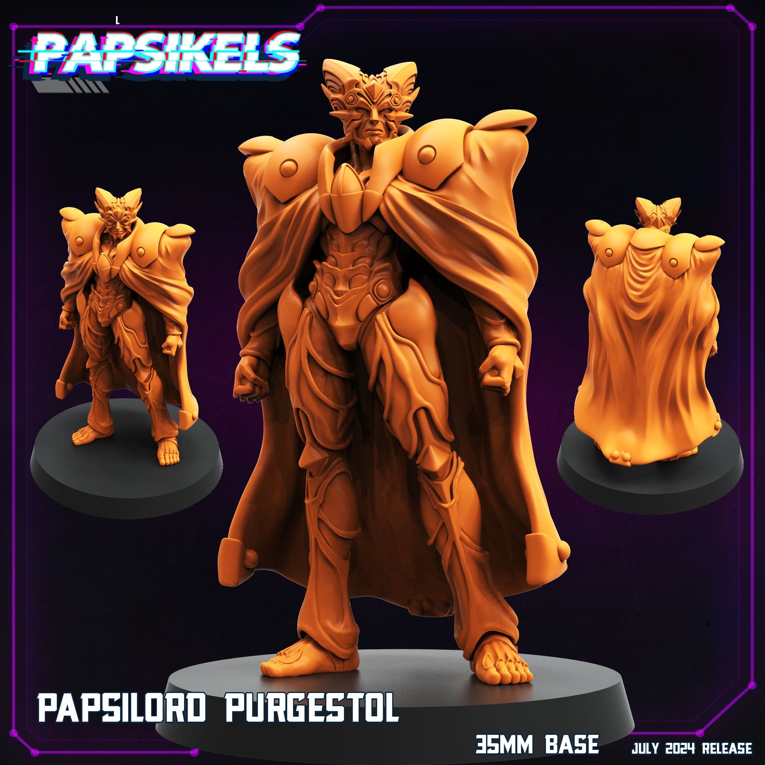 Cyberpunk, Papsilord Purgestol (Guyver), Papsikels, 32mm Mini