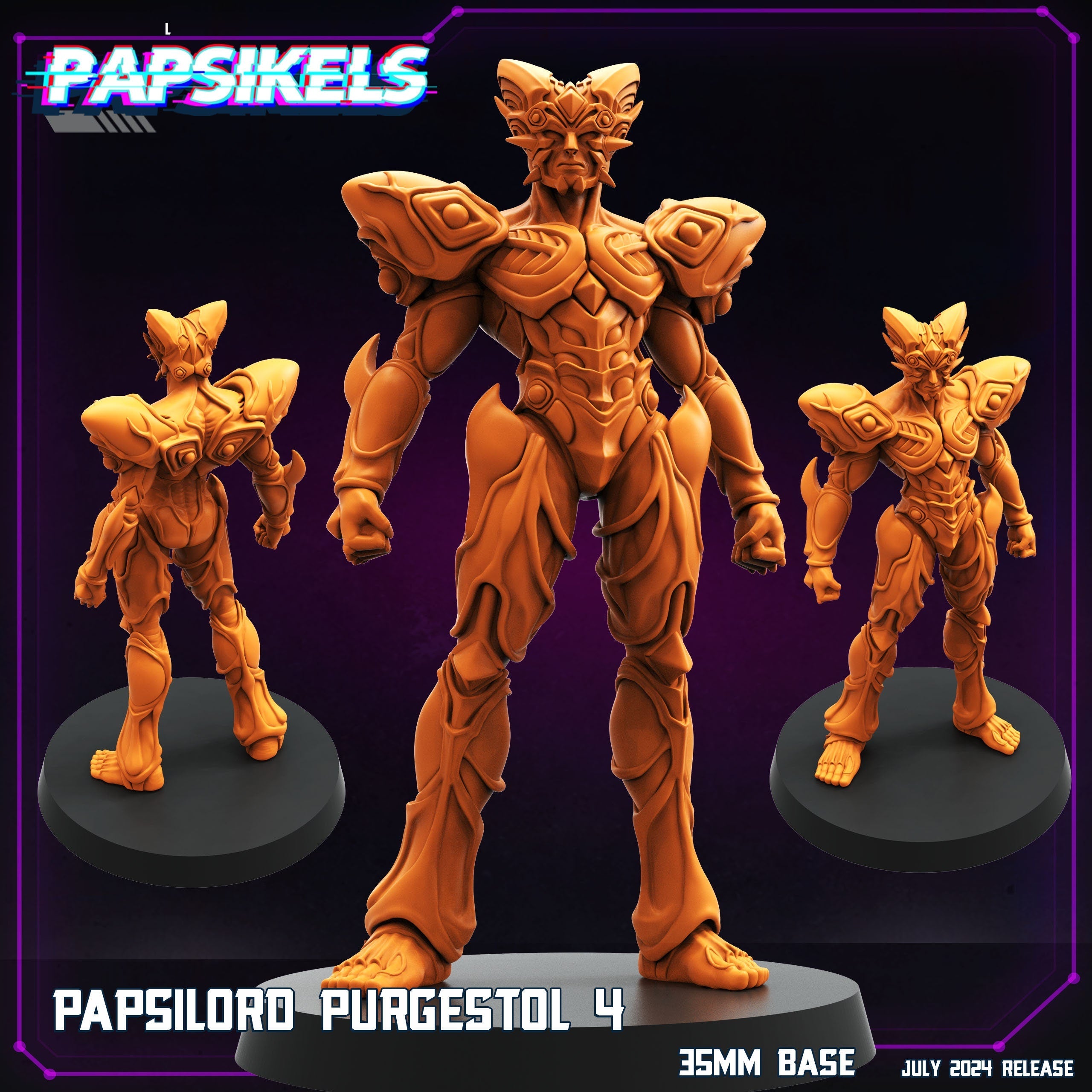 Cyberpunk, Papsilord Purgestol (Guyver), Papsikels, 32mm Mini