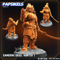 Skull Hunters - Samurai Skull Hunter Tiboar, Papsikels, Resin - Tabletop miniature - 32mm