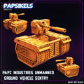 Papz Industries Unmanned Vehicle Sentry, Papsikels, Resin Miniature - Tabletop miniature - Sci-Fi Miniature - 32mm